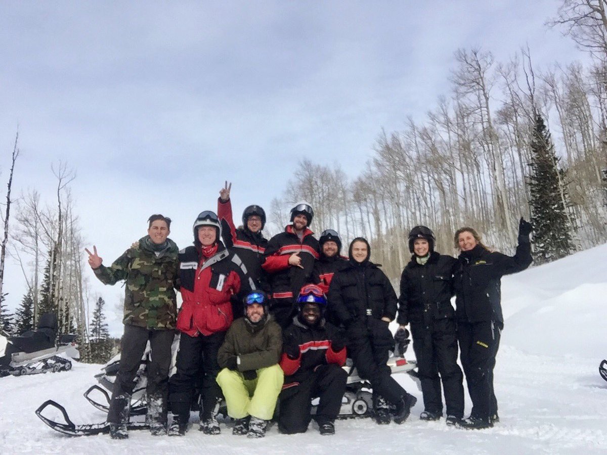 HunterHayes's tweet photo. Dear @redpineparkcity in case I didn't say it enough, we had a BLAST snowmobiling. Cheers! https://t.co/pGUouk4Glc