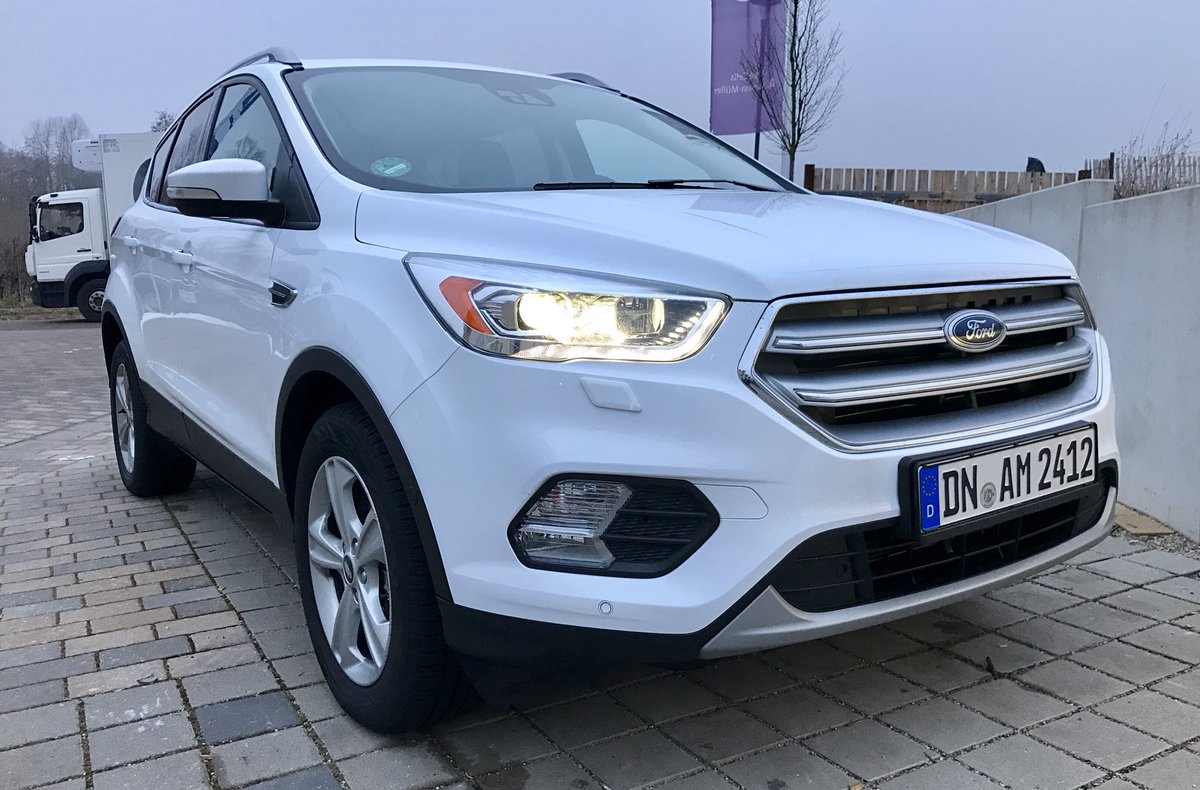 RogerFarrow's tweet image. Our hire car was turning a few heads down in Southern Germany this week. Wow! How good are #heatedsteeringwheels ? #FordKuga @Ford