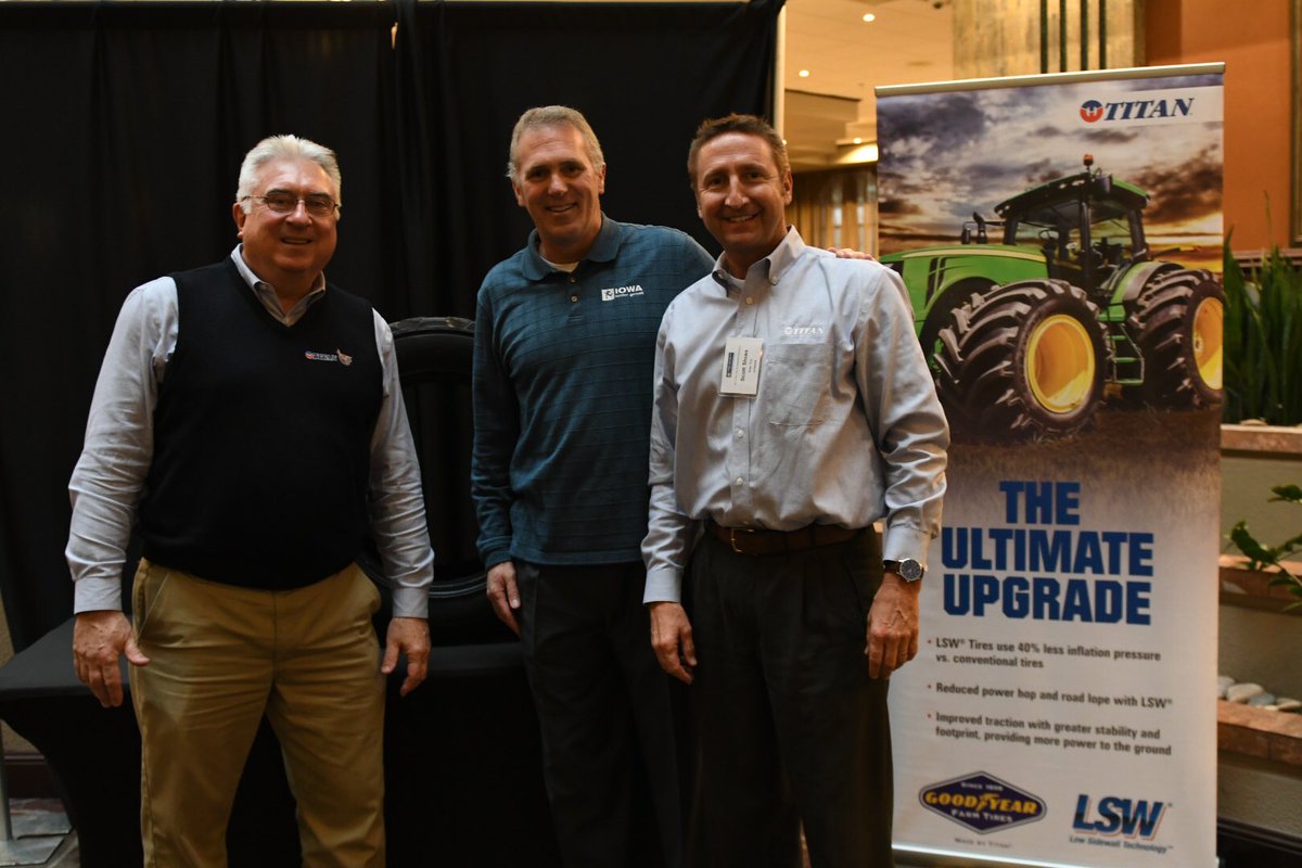 Thanks Titan for your support of #isadacday. We had a great time tossing footballs through Titan tires with <a href="/ChuckLongIowa/">Chuck Long</a>. <a href="/GoodyearFarm/">Titan & Goodyear Farm Tires</a>