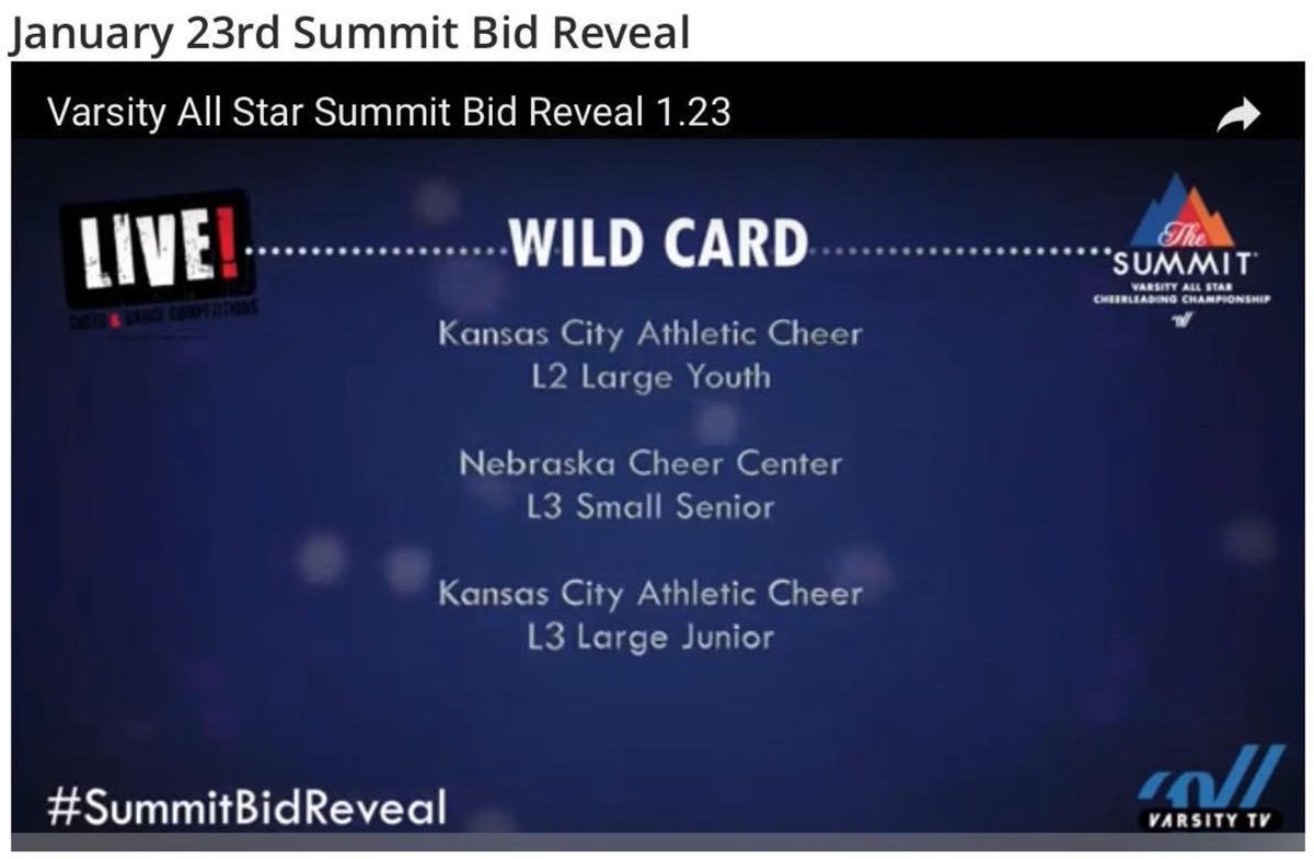 kcathleticcheer's tweet image. A HUGE congratulations to Crush and Voltage!!! The Summit!!!!