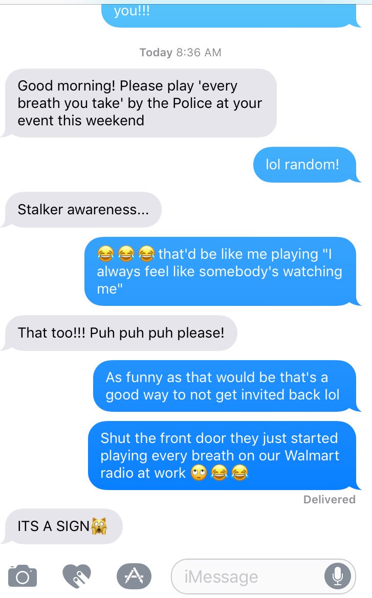 WhitHodges's tweet image. Inappropriate but appropriate funny thoughts with my older brother #stalkerfriendlysongs #normalconversations #siblingtalk