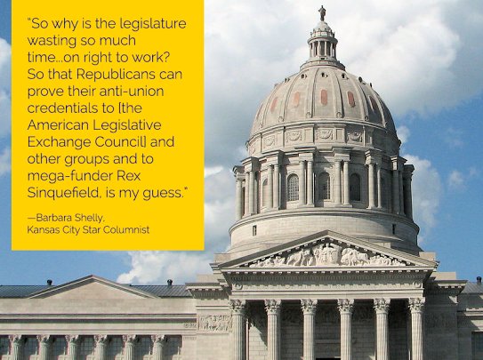 iatse251's tweet photo. Out of state billionaires don’t know what’s right for Missouri families. Call 1-855-626-6011 to oppose #RightToWork https://t.co/Mw7GBjwNpH