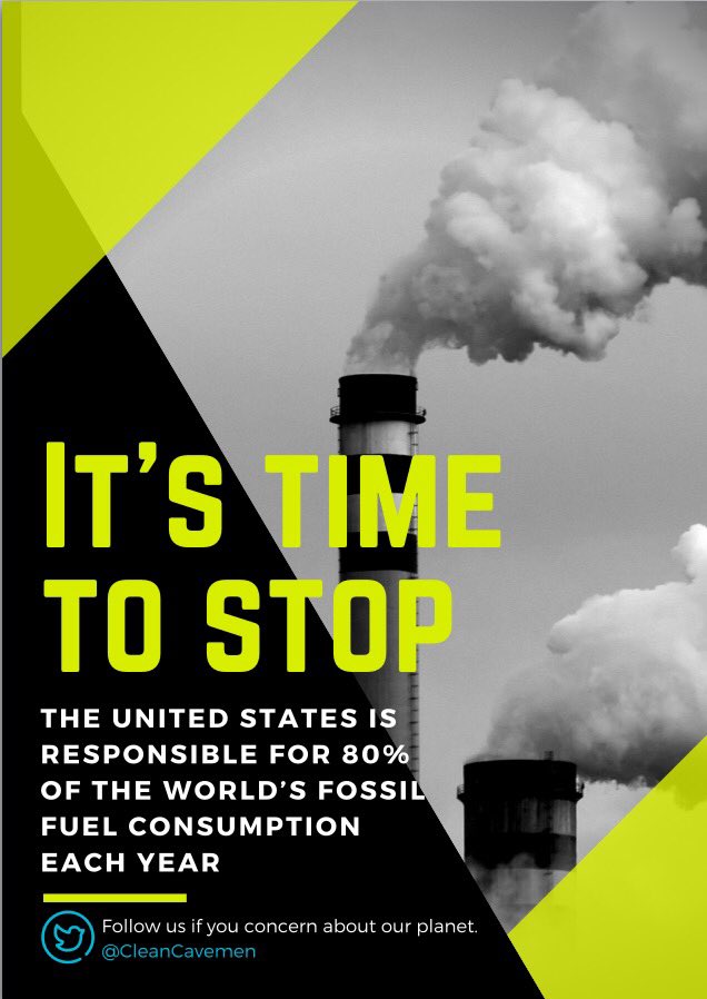 CleanCavemen's tweet image. It's time to stop