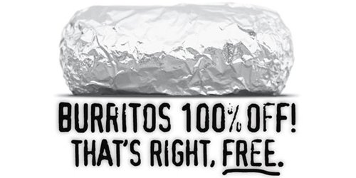 quesadapc's tweet photo. Jan 27 &amp; 28, 2017
*Free Regular Burrito*

#free #food #MTL #pointeclaire #yummy #retweet #spicy #chicken #vegeterian #vegan #healthy #fresh https://t.co/Fuo2q7QLnk