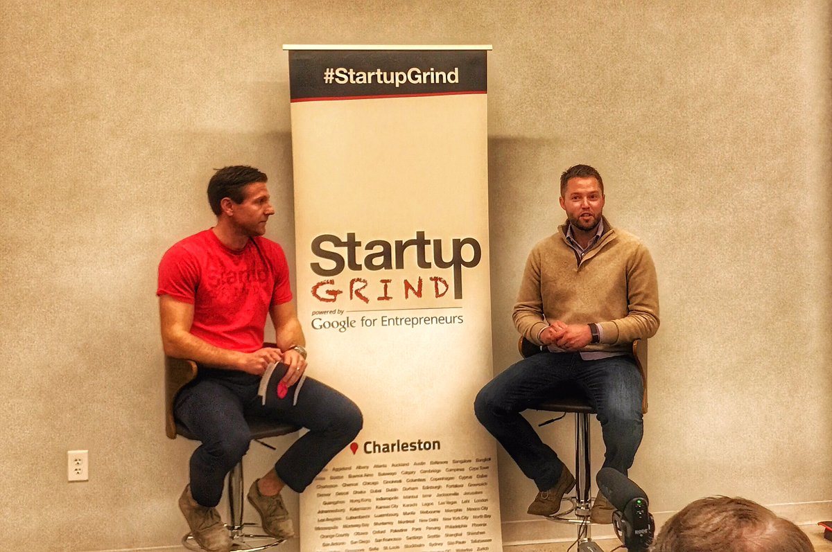 The Catch Crew is out at <a href="/StartupGrindCHS/">Startup Grind CHS</a> to hear the story of @harborec's <a href="/johnocharleston/">John Osborne</a> &amp; support the #CHS #startup scene! #startupgrind