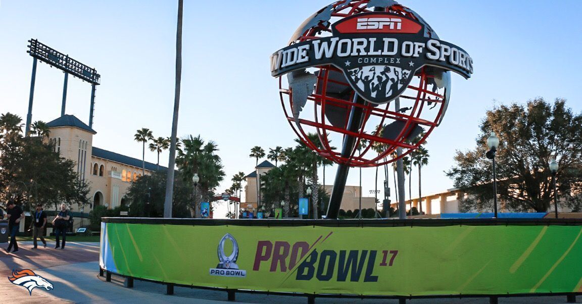 Broncos's tweet photo. 📍@NFL #ProBowl Experience in #Orlando https://t.co/1TJ9cqK1Zt