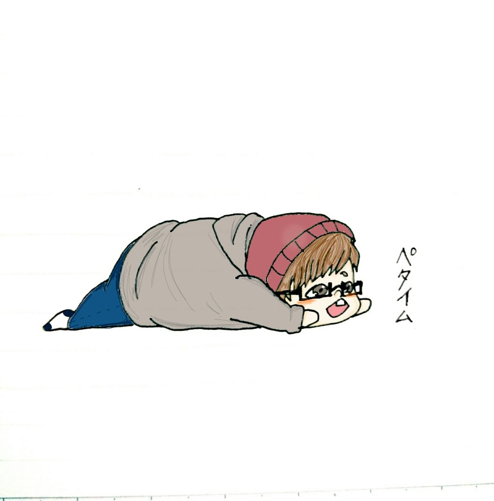 アザラシの呟き W ﾍﾟﾀｲﾑ この顔文字 めっちゃ好きだから ペ 繋がりでぺーさん描いたけどなんか違う ὢ