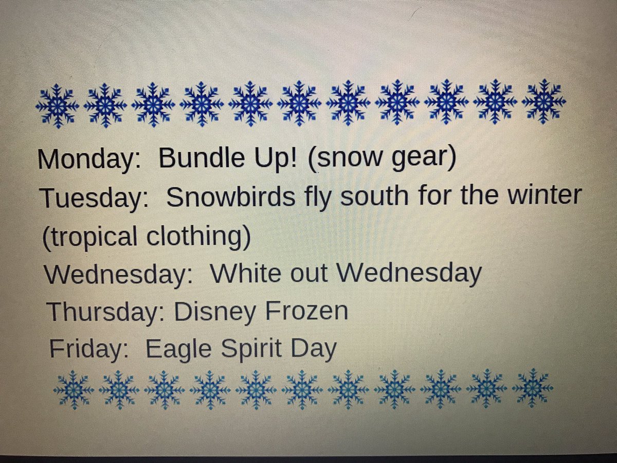 DrJtay1's tweet photo. Spirit Week Theme Days: Retweet!! https://t.co/LpXaZ41P1v
