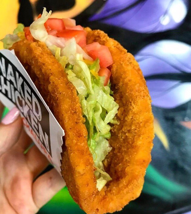 DyshApp_'s tweet photo. Word on the street is that @tacobell is releasing a chicken #chalupa Thursday! Thoughts? #tacobell 📸:@foodbeast https://t.co/5qYkmsfh2U