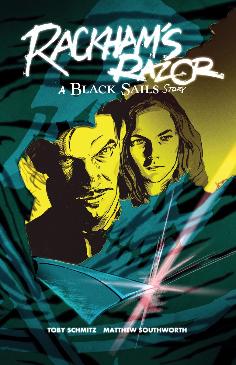 BlkSails_STARZ's tweet photo. An infamous pair. Read Rackham’s Razor by @FallofaSparrow and see what brought Anne and Jack together. #BlackSails https://t.co/ddMLHwgymr https://t.co/vBBPJpwBmI
