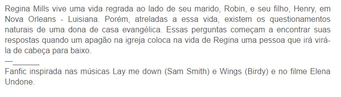 SwanquenFanfics's tweet photo. LEMBRANÇAS 
Nyah:https://t.co/v9jdg5zijA
MAKE SWANQUEEN CANON https://t.co/TywAbQR7Oj