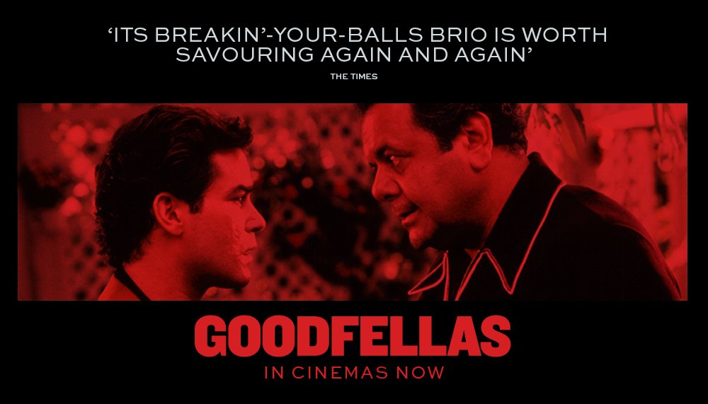 Savour the ★★★★★ #BFIGoodFellas in cinemas now: bit.ly/2kqo3a8