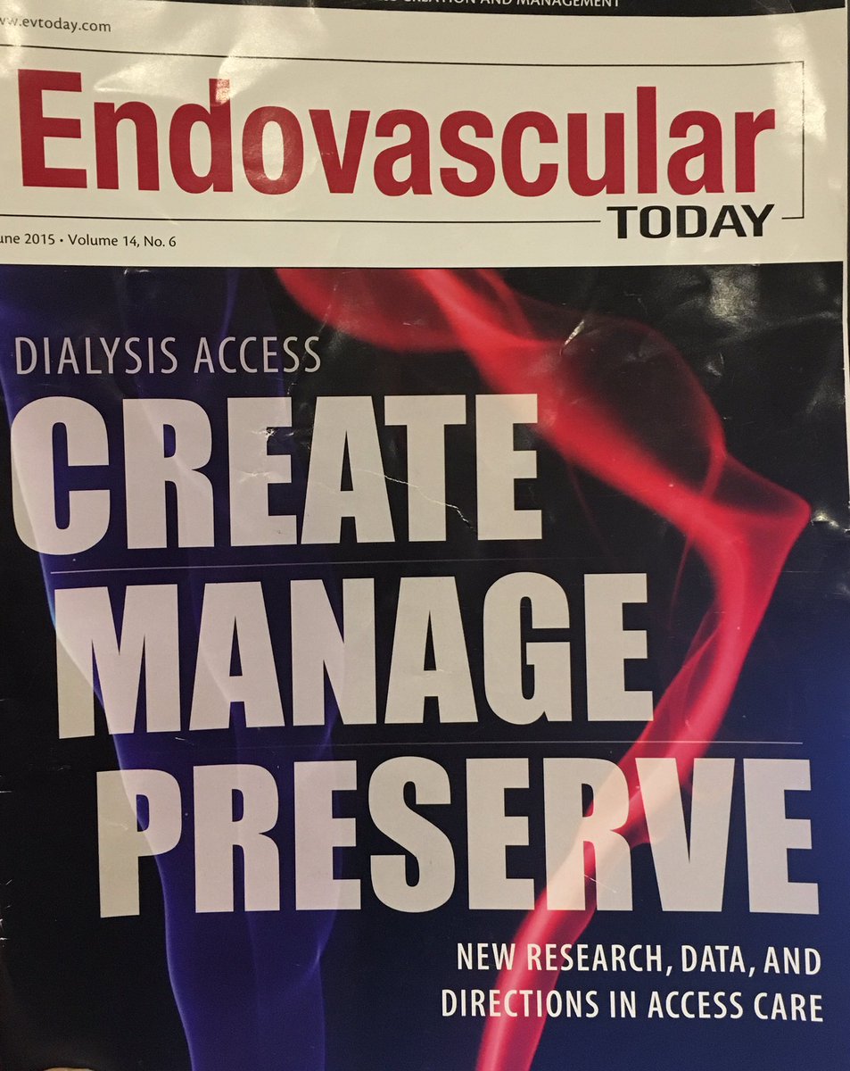This is a must for bedside reading.... @YourDoctorSays <a href="/mirenebellini1/">Maria Irene Bellini MD, PhD, FEBS, FACS</a> <a href="/ZHaskal/">Ziv J Haskal MD</a> <a href="/drroykim/">Roy Kim 🇺🇸</a> <a href="/VASBImedia/">VASBI VascularAccess</a>