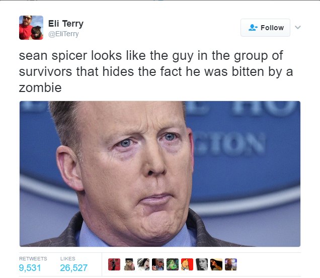 #SeanSpicerAFilm Alt-Right of the Living Dead