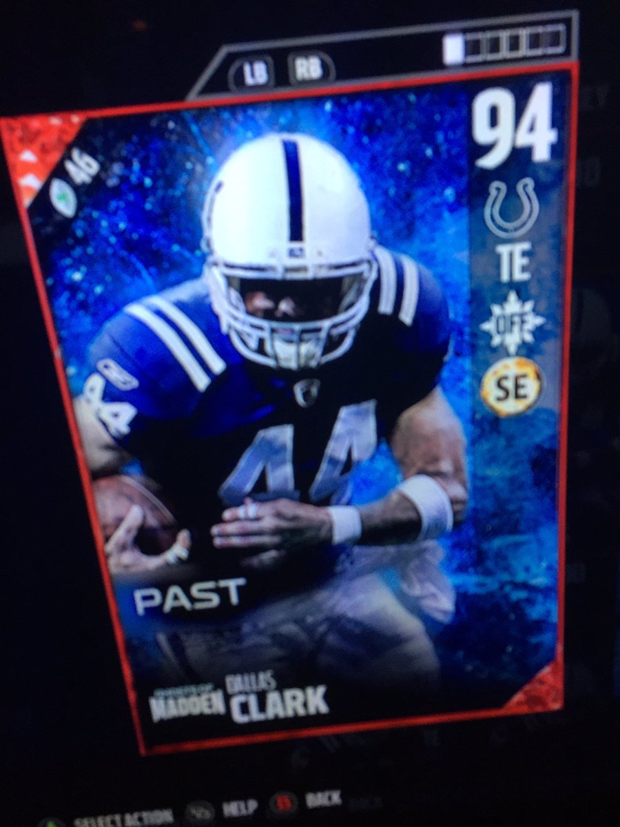 RIPSeanTayIor21's tweet image. sorry y'all last one glitched. 🚨RT and Follow me (@RIPSeanTayIor21 ) to win this GOM Dallas Clark! Ends next monday!🚨