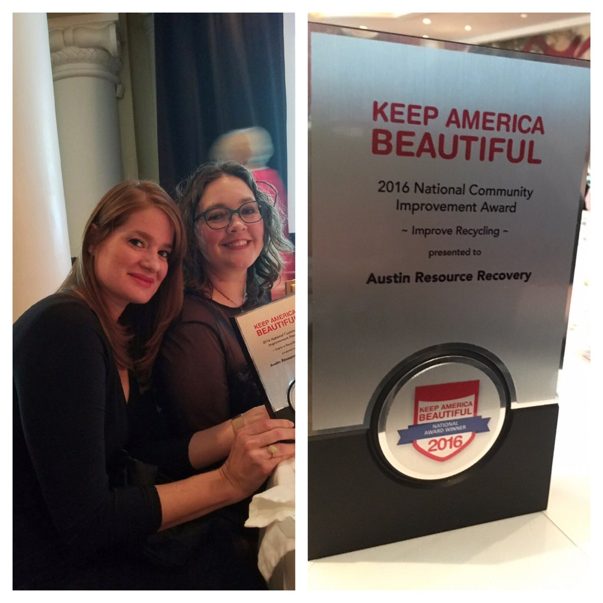 emlea's tweet image. Thanks for recognizing recycling efforts in @austintexasgov #DoBeautifulThings #austinrecycles @kabtweet