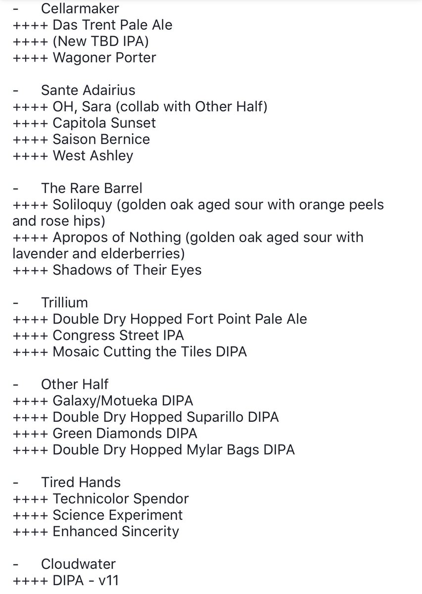cloudwaterbrew's tweet image. Hey SF!
T: @citybeerstore v11
W: @MikkellerBarSF Tap takeover
T: @BeerCraft_com (tap list attached)
F: Dying/all the H2O
S: @RateBeerBest
🙌🏻