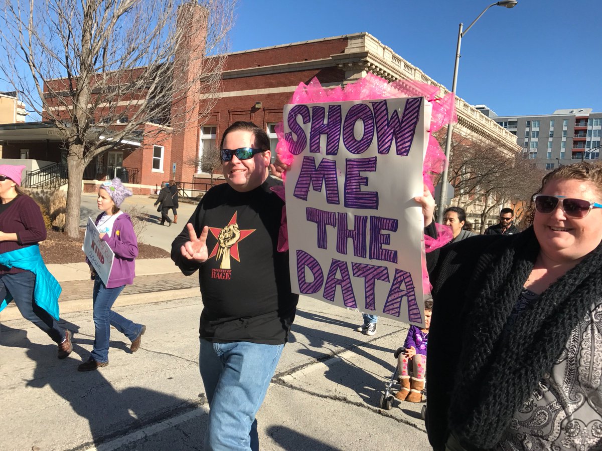 Show me the data! #SciWomensMarch