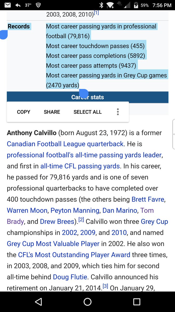 tym2g3thi's tweet photo. @Joe_Tidei @mikebrez5 @thegeorgeyou @black_42 @scotts243 or him coaching the ALL-Time leader in passing yds / TDs #AnthonyCalvillo https://t.co/XZ6pLAVPJu