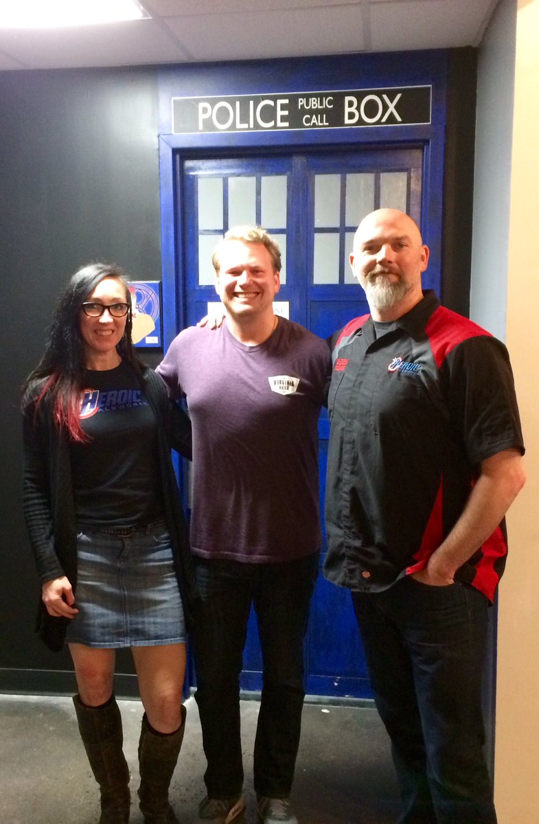 Great day exploring new #VAcraftbeer in #WoodbridgeVA! Fun, unique space with some great brews. Cheers to our friends at <a href="/HeroicAleworks/">Heroic Aleworks</a>! 🍻