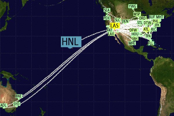 New destination on my #JetLovers flight map: HNL (Honolulu, United States) https://t.co/ni8EiIfb6s https://t