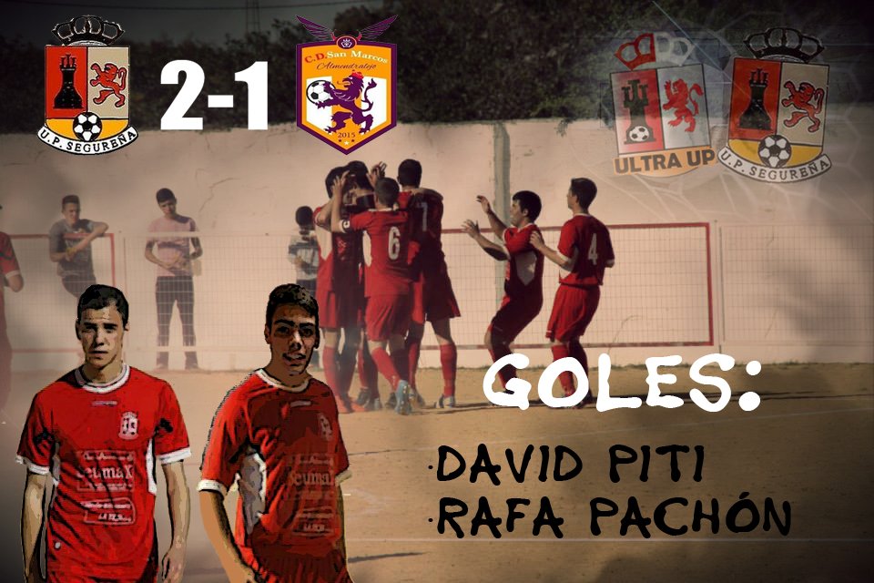 UltraaUP's tweet photo. Gran victoria de @UPSegurena, en un partido duro. Gracias x seguir dando alegrías en casa. A SEGUIR EQUIPO. Goles:@DavidJP_97 @pachon10_clv https://t.co/5QqVbU85Lp