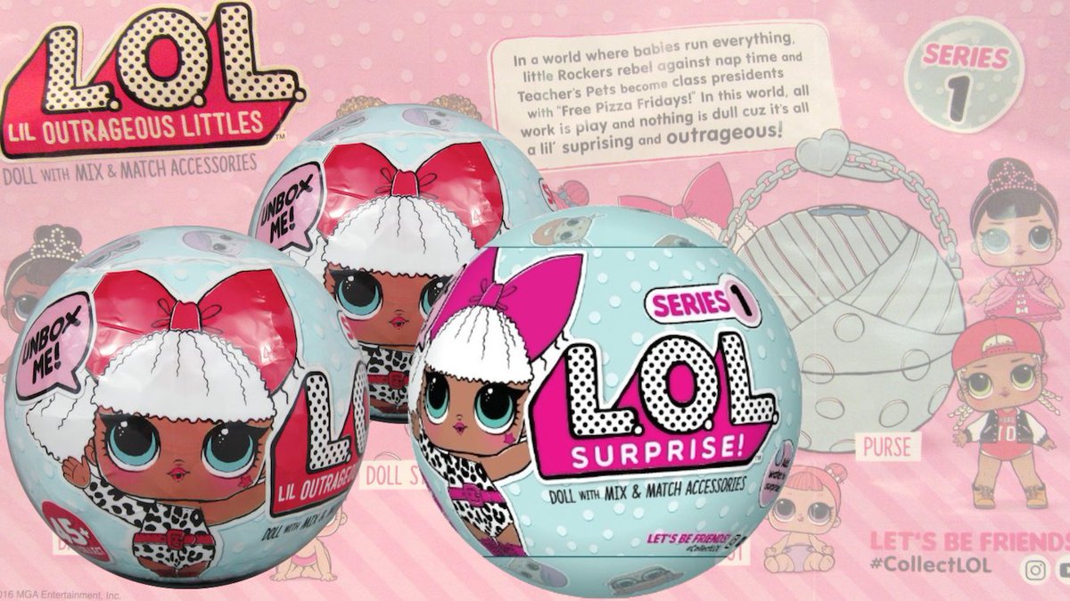 TheUnboxerrs24's tweet photo. L.O.L. Lil Outrageous Littles Surprise Dolls are Layers of Fun https://t.co/MCS9Za1VHH #CollectLOL #girlpower #LayersOfFun #toysforkids https://t.co/P6sm4BSKBd