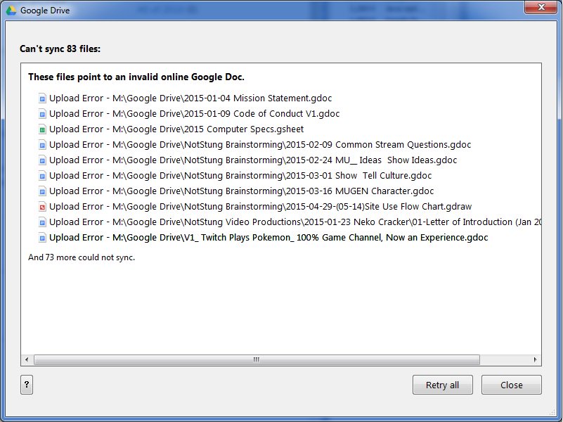NotStungProducr's tweet photo. This is not how I pictured my last days of using @googledocs.
I was clearing up duplicate-synced files,
now, my life
@googledrive https://t.co/64Yj2Yzu2K