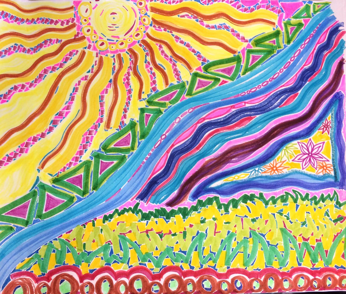 ColorWriteDraw's tweet image. Sunshine happens. #WomensMarchOnWashington #WomensMarch