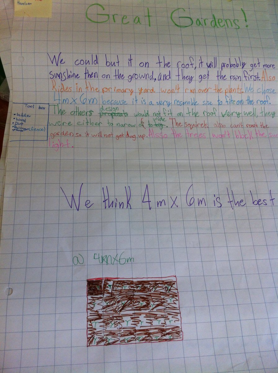 R_classroom's tweet photo. Real World open ended problem solving offers a rich learning opportunity for students. Students were engaged while solving this problem! https://t.co/LNAsL6Mx10