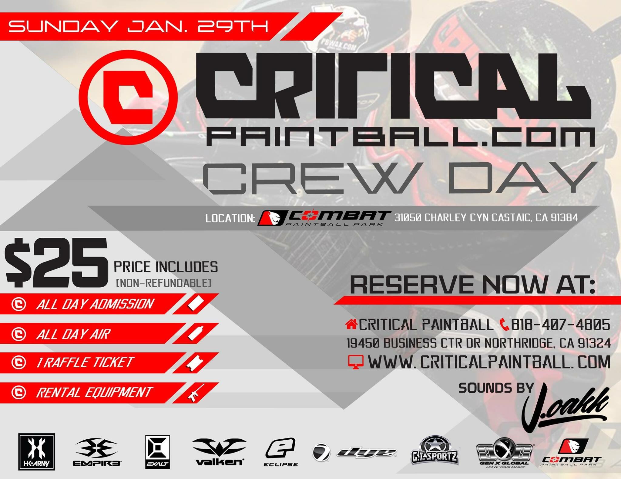 Critical Paintball on Twitter "CriticalPB x CriticalCrewDay this Sunday at PlayCPP!…