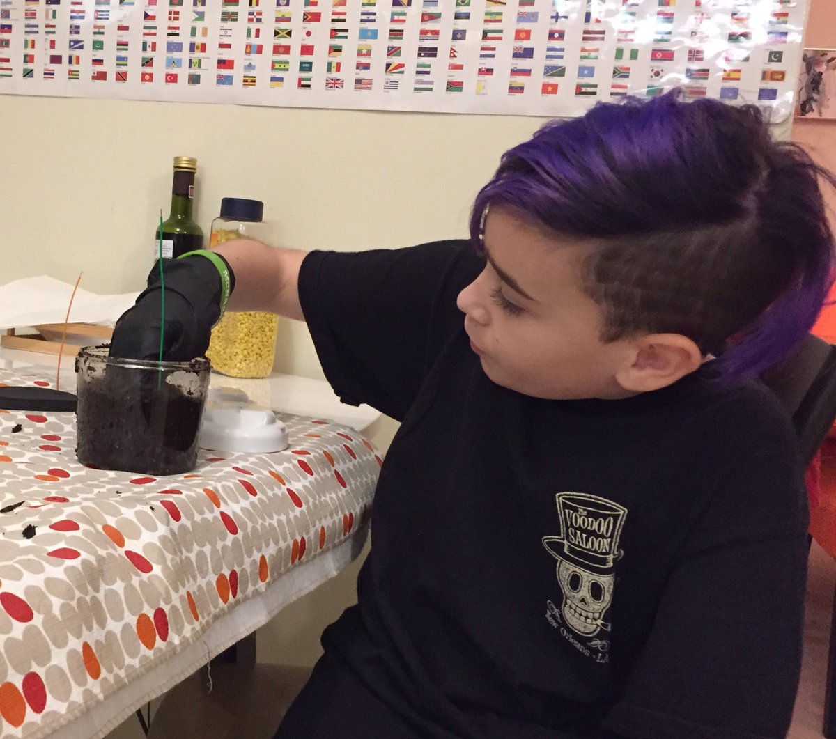 Creating a biofuel cell for #STEMfair. #energy from #waste.  Great for #innovation, great for #environment <a href="/environmentca/">Environment Canada</a>