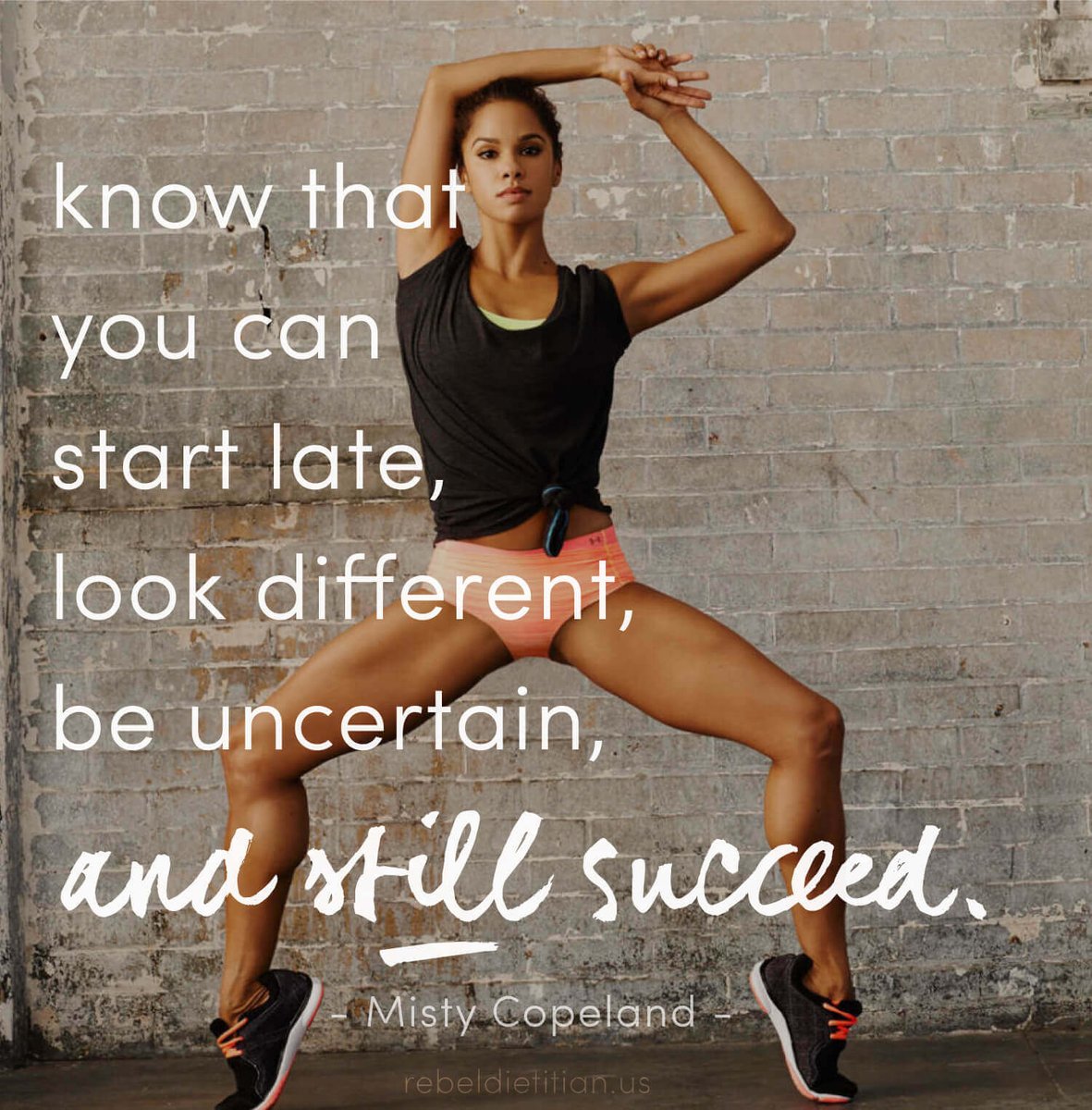 Ah...some inspiration to start your week ahead. Misty always hits the spot! {image courtesy of rebeldietician.us}