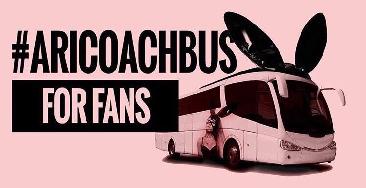 Ariana Grande, FanZone and <a href="/Bkstg/">Bkstg</a> have partnered together to provide direct coach busses and additional transport to the #DangerousWomanTour
