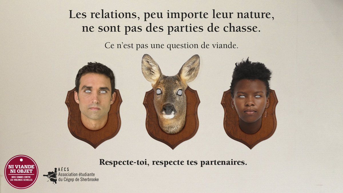 Les relations, peu importe leur nature, ne sont pas des parties de chasse Via <a href="/AE_CS/">AECS</a> #niviandeniobjet