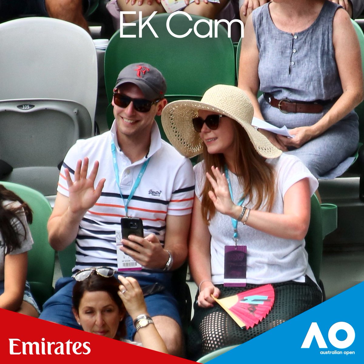jamesreiser's tweet photo. I am at the 2017 #ausopen #EmiratesReturn https://t.co/q3JeTW5QL6