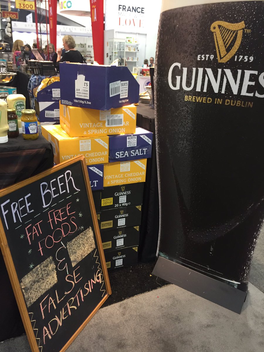 Find #GuinnessChips on booth #3523 at #WFFS17 @craftcarejoy <a href="/MosconeCenter/">Moscone Center</a>