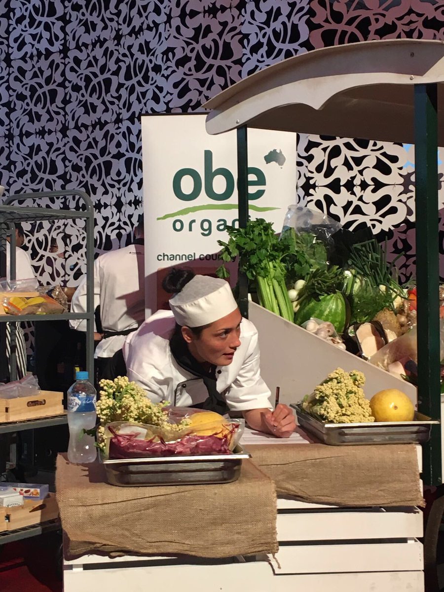 OBEOrganic's tweet photo. Local, sustainable #OBEOrganic beef on the menu today for @HiltonBrisbane's F&amp;B Masters event. #AussieChef https://t.co/NaMh29ONho
