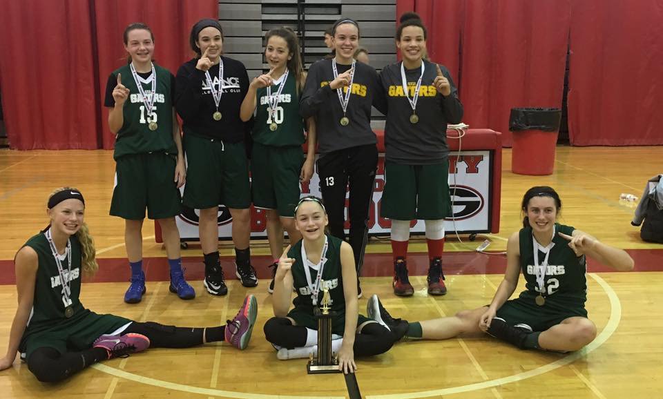 Congratulations to our 8th Grade Girl Gators!! Tournament Champs today!