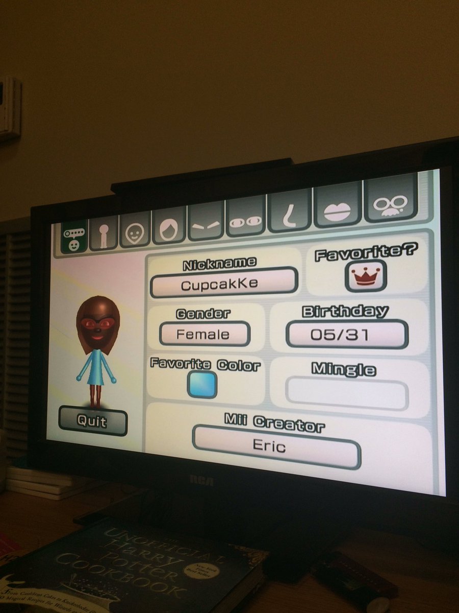 smanfah's tweet photo. .@CupcakKe_rapper We made a mii of you!! #skinnyqueen #slurperoftheweek https://t.co/dxonpzqBE7