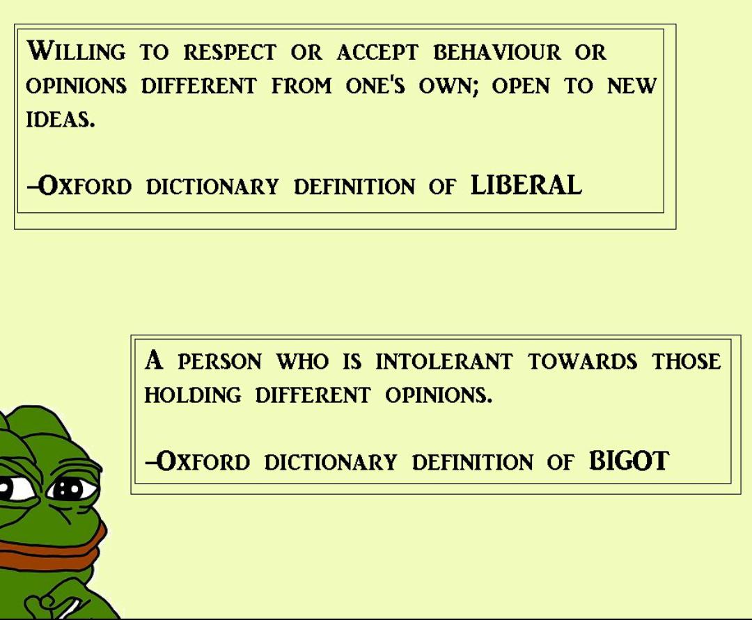 FaustJen's tweet photo. I'd say the Oxford Dictionary needs to change their definition of liberal. https://t.co/mcncwMMCv7