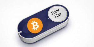 BitofSatire's tweet photo. Here's a concept art of Amazon's Dash Button should it ever consider aggressively marketing to #Bitcoin ers.  https://t.co/hCDk8i3Keq https://t.co/KkelgsDZFQ
