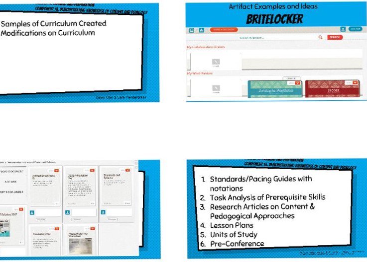 DawnOler's tweet image. I&apos;ve been working on a slideshow of each of the #DanielsonFramework components so my #FACSed teachers have examples of artifacts. Feedback?