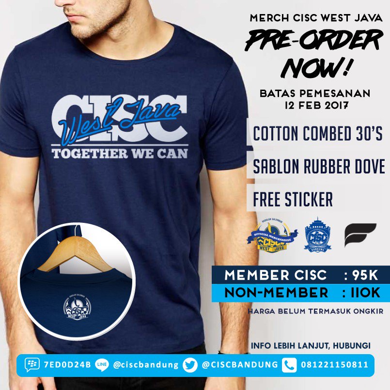 CISCbandung's tweet image. Pre-order merch CISC west java.
Untuk pemesana bisa menghubungki cp di flyer yah, pemesanan hanya sampai 12 feb 17
#ThisIsCISC #CISCWestJava