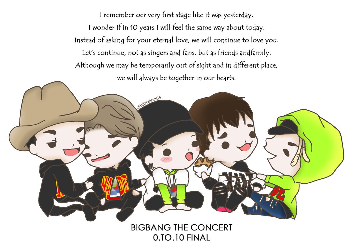 Spring Twitterren Bigbang気紛れイラスト I Will Wait Forever The Day When All Five Members Are Complete Bigbang Made Vip Bigbang Fanart Bigbangfanart T Co Pfbovvakhw