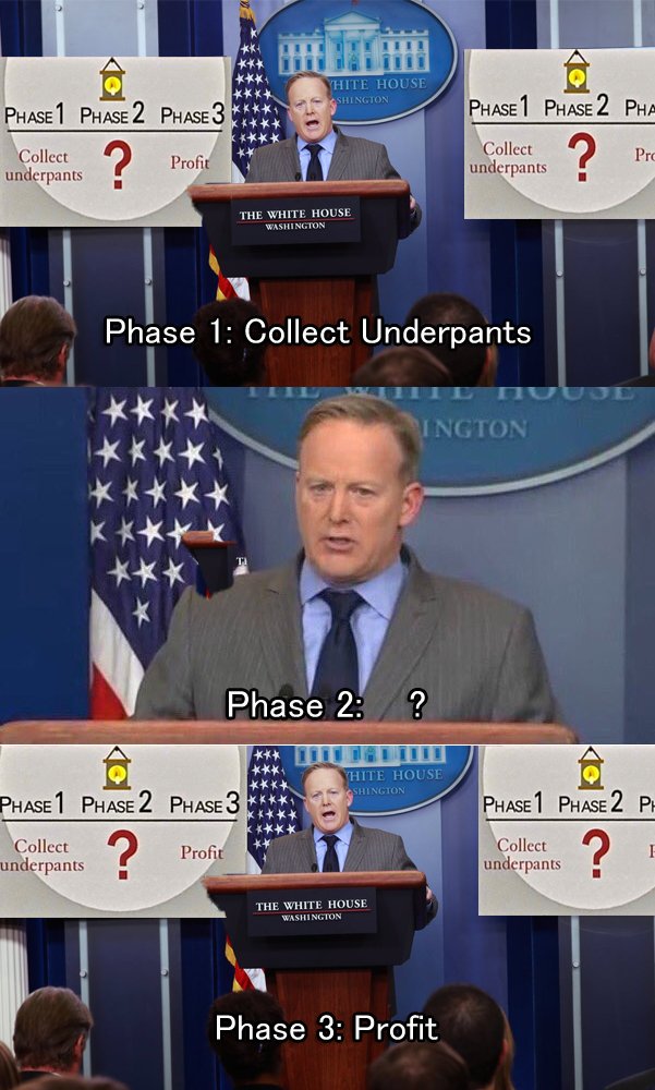 nathan__solo's tweet image. Finally, Sean Spicer explains Donald Trumps plan to &quot;Make America Great Again&apos; - #SpicerFacts #SpicerMeltdown #Inauguration