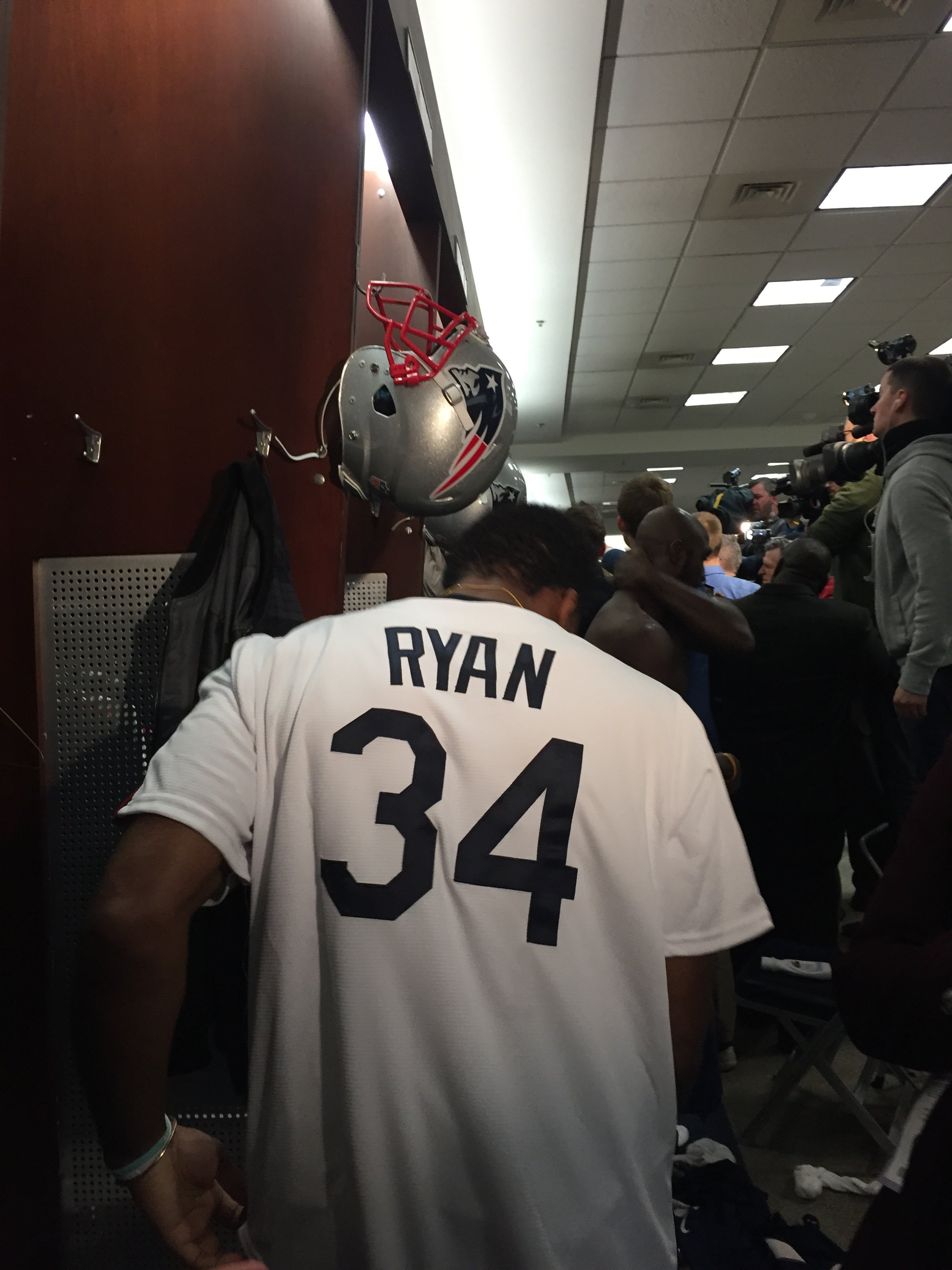 Ben Volin on X: Logan Ryan goes with the old school Nolan Ryan