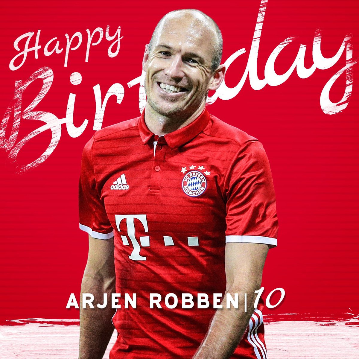 HAPPY BIRTHDAY TO MY FAV FOOTBALLER ARJEN ROBBEN, HIS 33 TODAY 