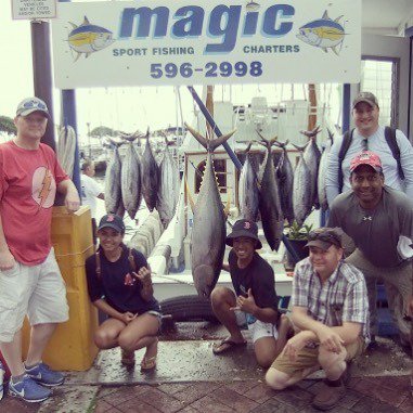 MagicFishingHI's tweet photo. January 21, 2017 - #shibi #yellowfin #tuna #ahi #magicsportfishing #deepseafishing #sportfโฆ https://t.co/dZXcEdn5E6 https://t.co/TUogHOuBlz