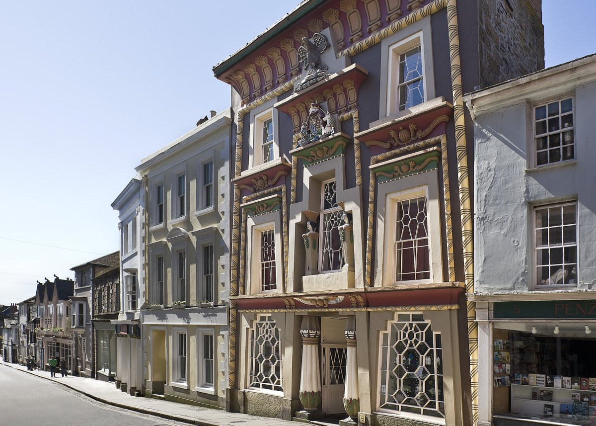 LandmarkTrust's tweet photo. Work in one of Penzance's most extraordinary buildings - we're looking for a Housekeeper for the Egyptian House: https://t.co/WV5EYZS1vP https://t.co/hfmKrVsqGS